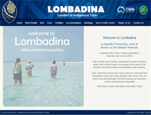 Tablet Screenshot of lombadina.com